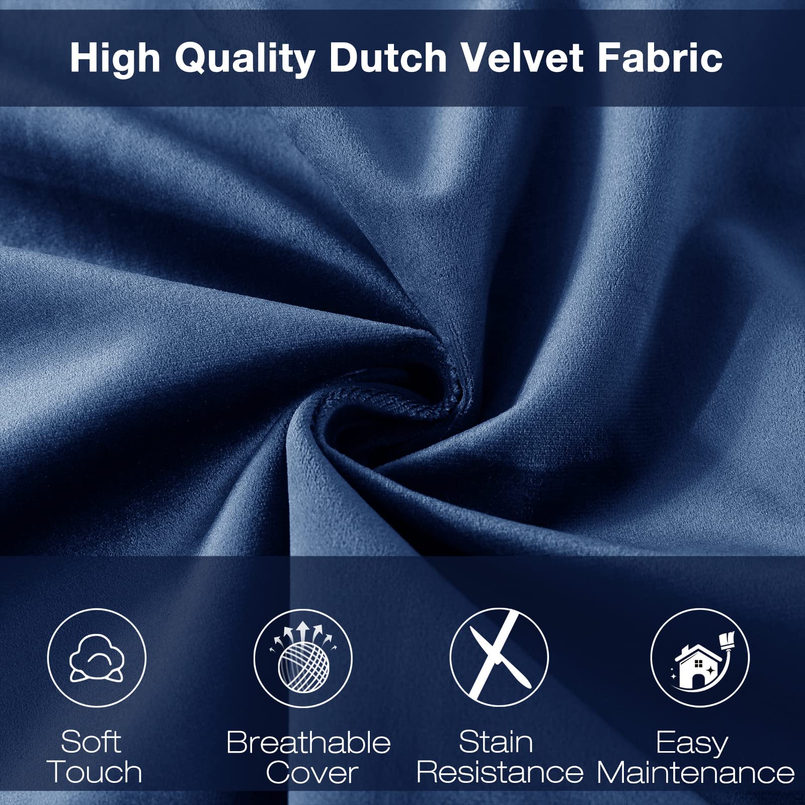 WhatsBedding dutch velvet cover highlighting luxury texture and stain resistance