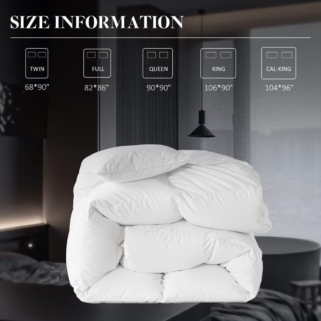 WhatsBedding easy-care image shows machine washable comforter for simple maintenance
