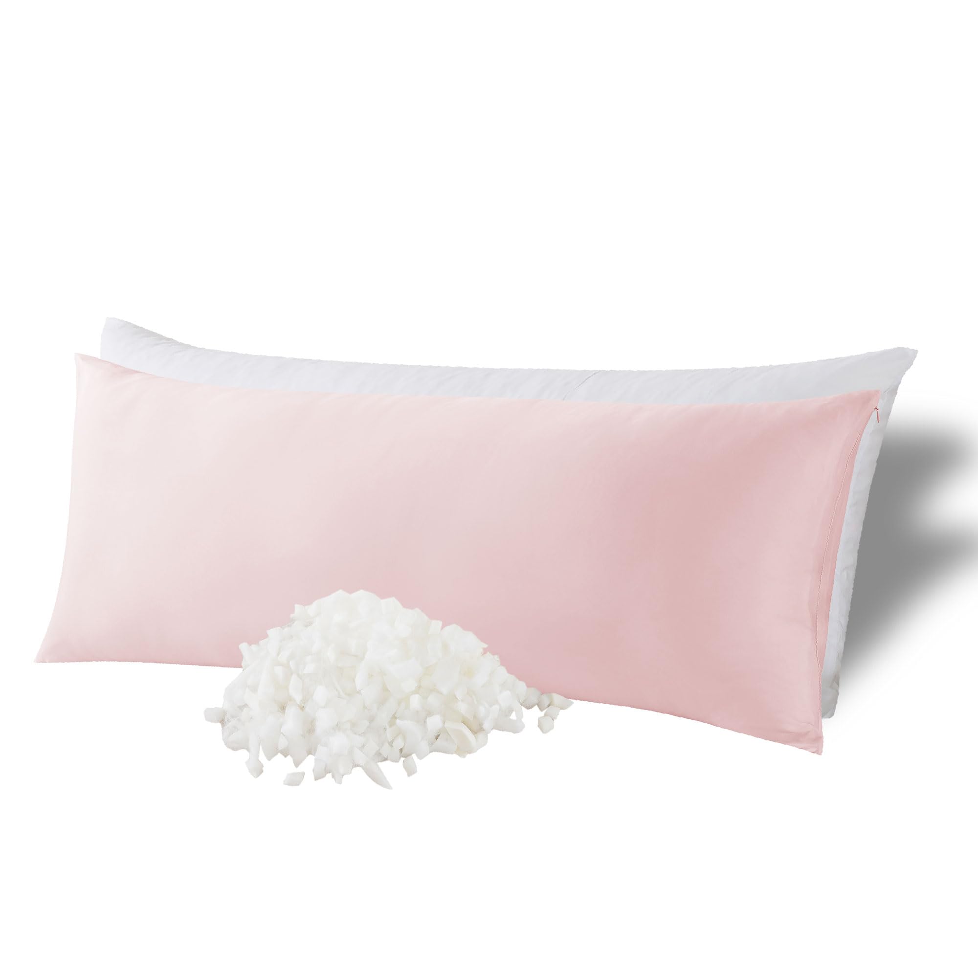 WhatsBedding long pillow for sleep provides cozy support for all-night rest.