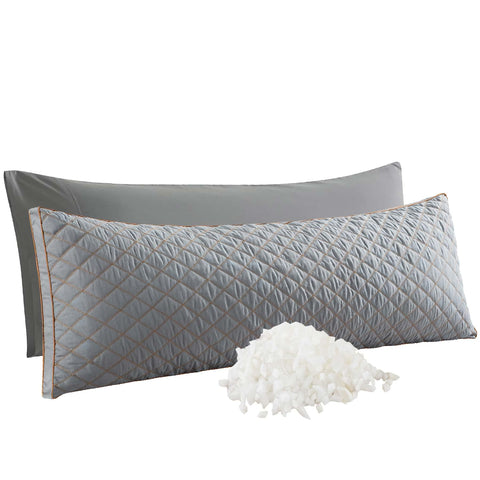 WhatsBedding memory foam body pillow used by adults for spine alignment and comfort