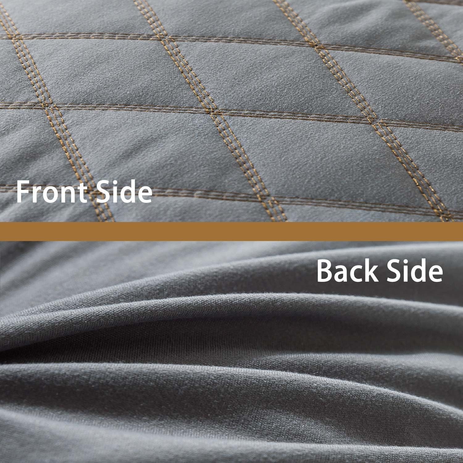 WhatsBedding fill close up shows shredded memory foam for adjustable loft