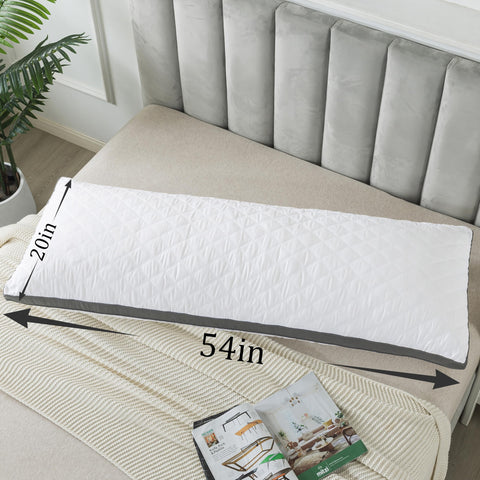 WhatsBedding memory foam body pillow fill detail for customizable support.
