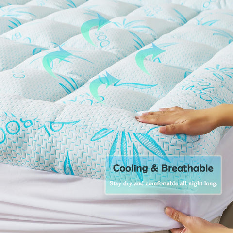 WhatsBedding memory foam layer adds subtle support and comfort.