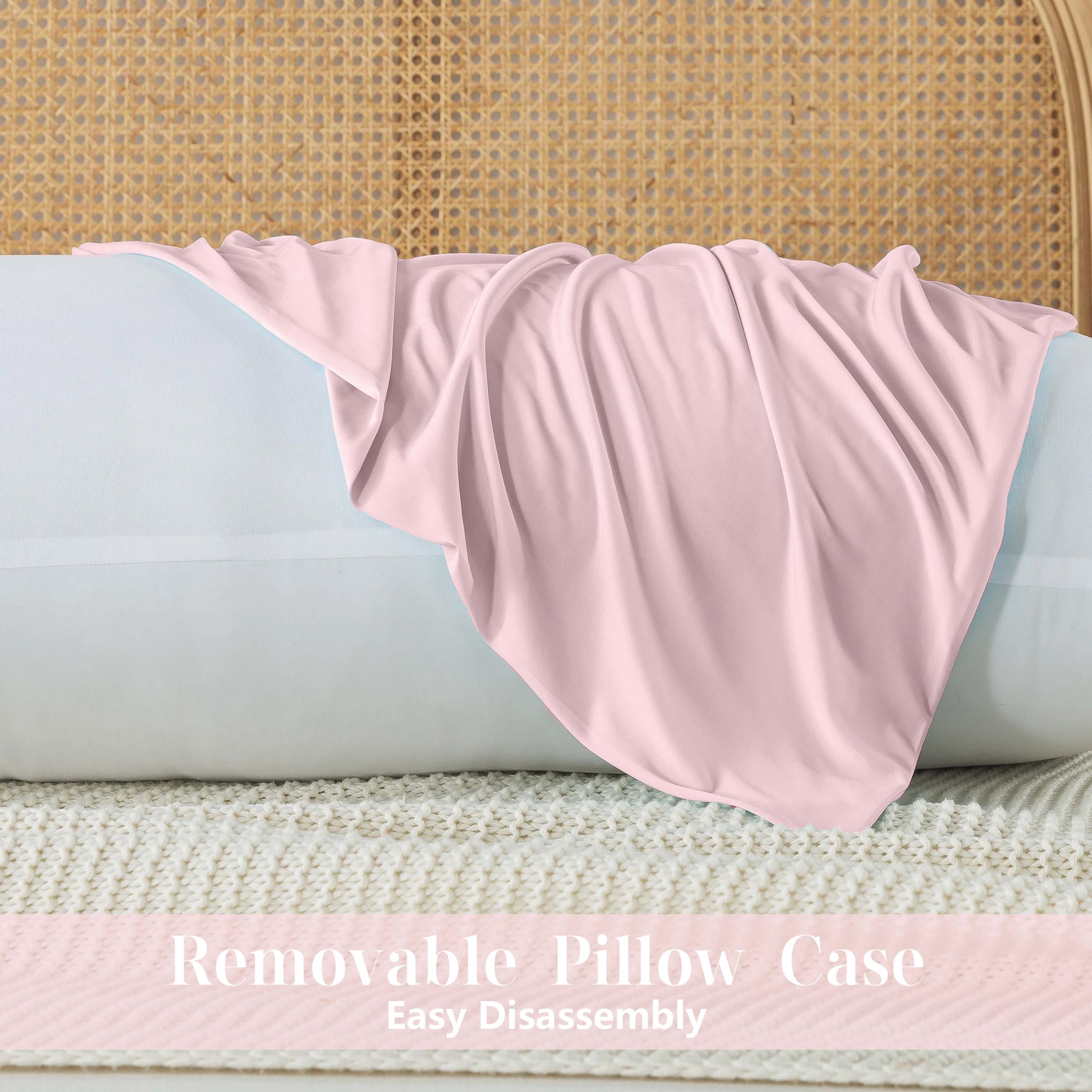 WhatsBedding shredded memory foam stuffing provides plush yet supportive body alignment.
