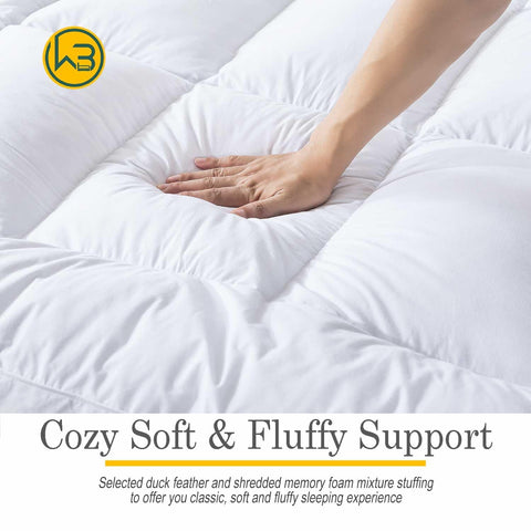 WhatsBedding unpack loft tips to restore fullness after shipping.