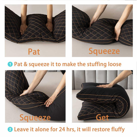 WhatsBedding vacuum-packed delivery arrives compact and fluff-ready.
