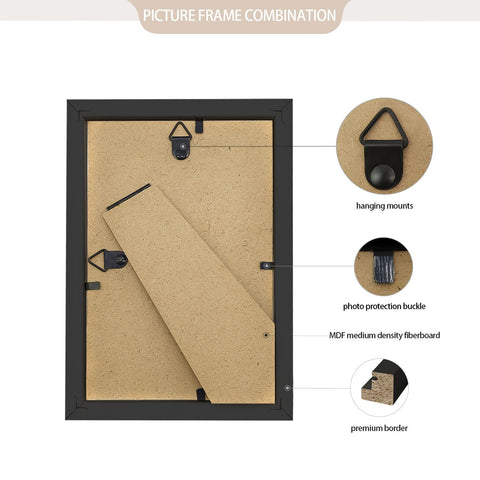 WHEATHUSK MDF wood frame texture adds a warm natural look