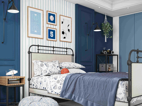 Where The Polka Dots Roam twin baseball pillowcase highlights soft, durable fabric for easy sleep routines.
