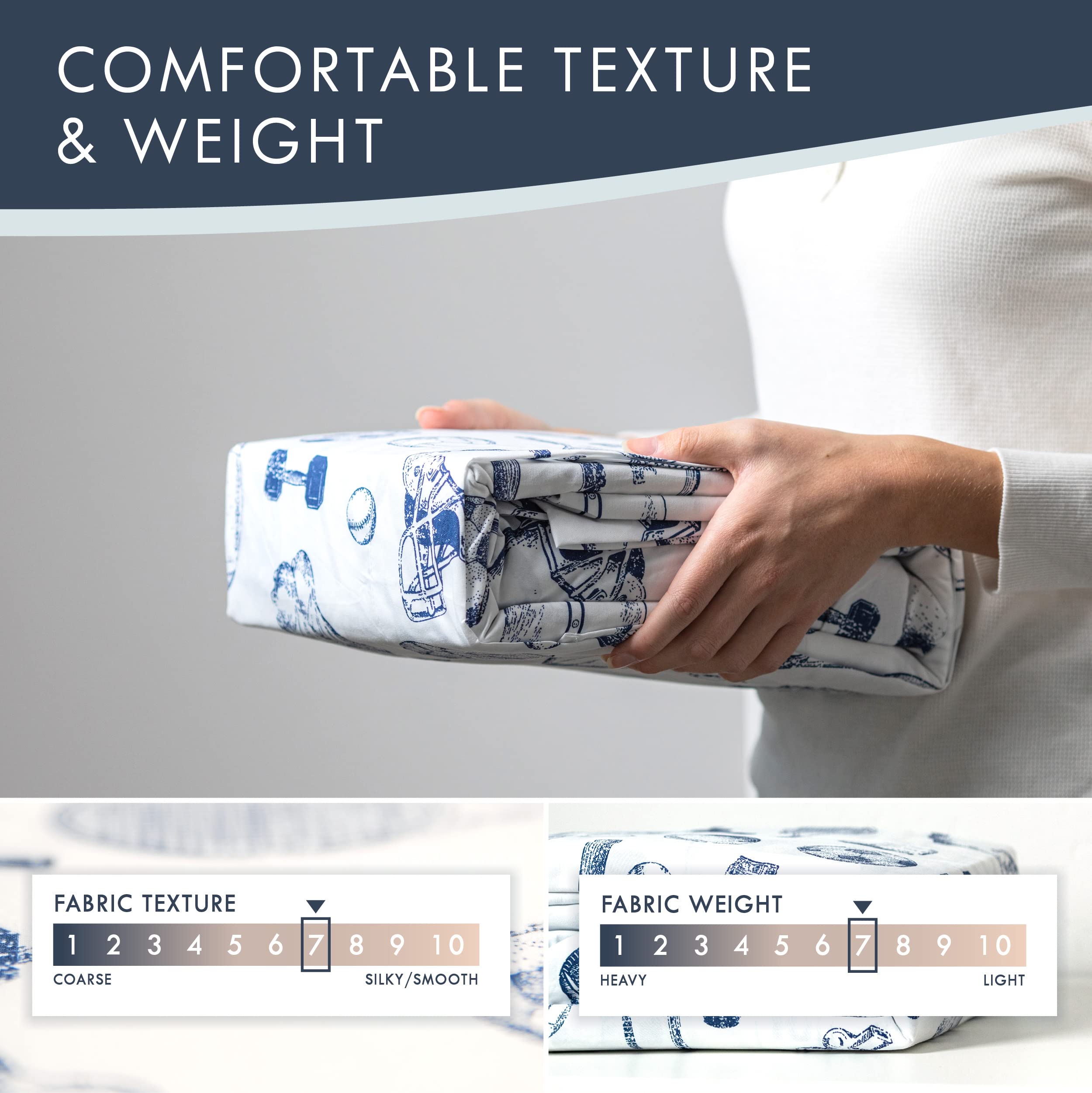 Where The Polka Dots Roam wrinkle-resistant sheet set reduces ironing time