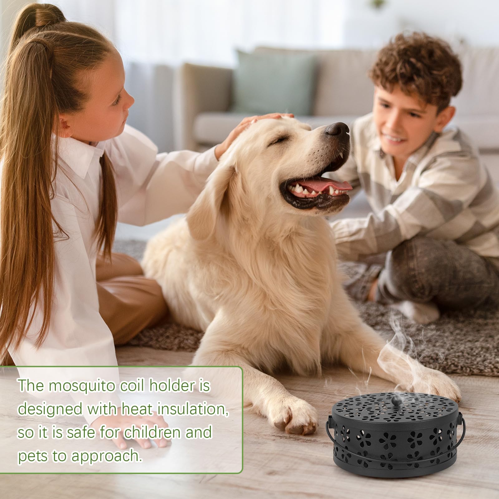 Whiidoom portable incense and coil holder for home.