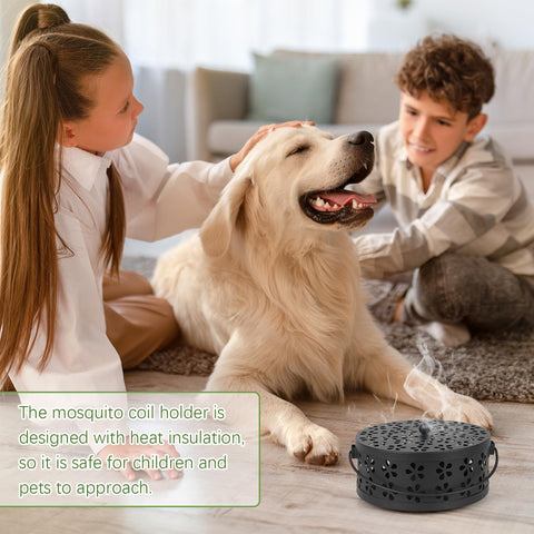 Whiidoom portable incense and coil holder for home.