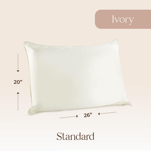 Whisper Organics pillow protector standard ivory breathable cover promotes airflow.