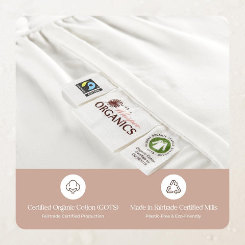 Whisper Organics skin-friendly organic cotton surface feels gentle.