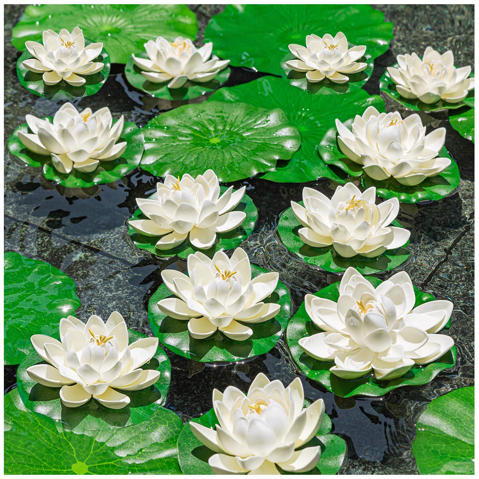 WhistenFla wedding pool decor lotus adds charming event ambiance.
