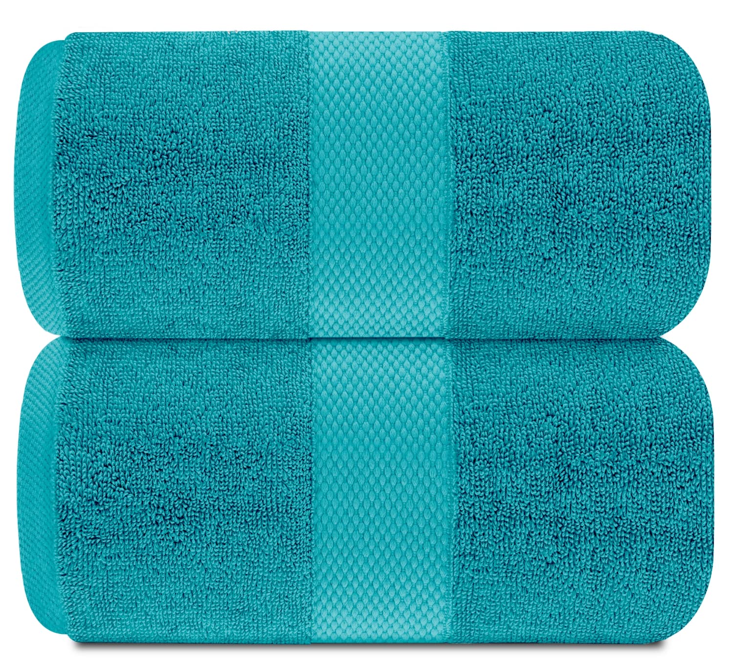 White Classic 650gsm long-staple cotton bath sheet delivers rich absorption and quick dryness.