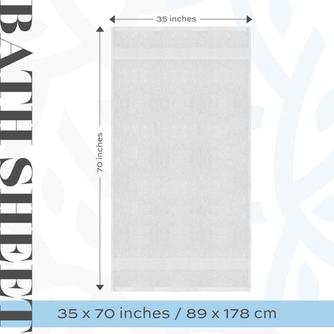 White Classic 650gsm cotton weave detail showcases dense, absorbent fabric.