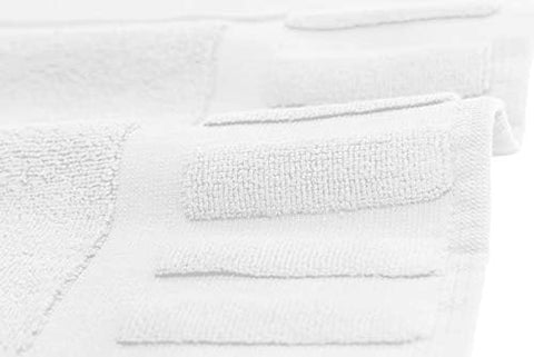 White Classic mat set in a hotel-style bathroom upgrade setting.