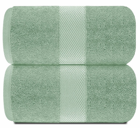 White Classic bath sheet close-up texture shows premium 650 GSM cotton softness