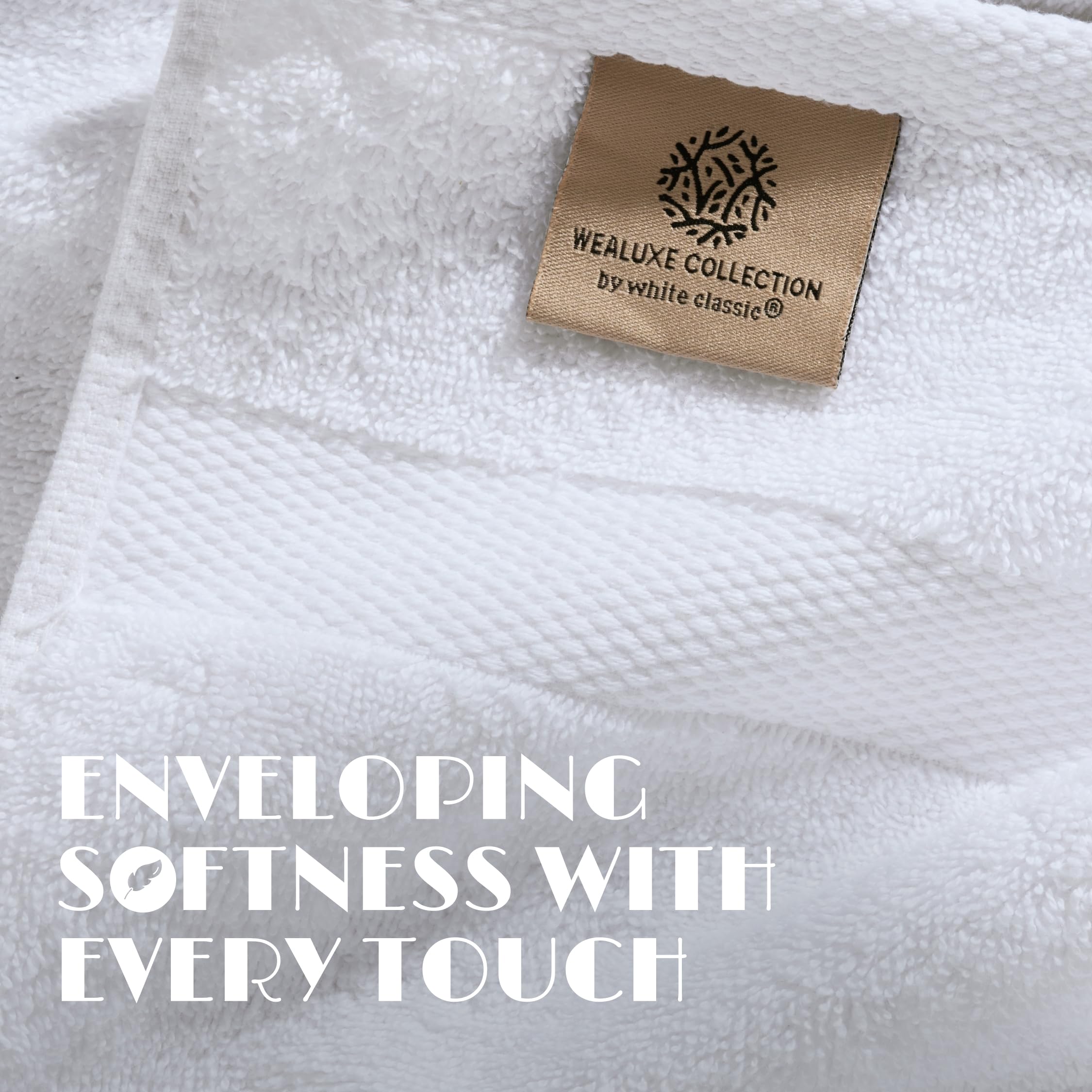 White Classic bath sheet with reinforced edges demonstrates durability for long-term use.