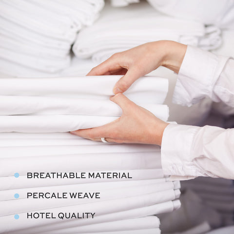 Machine washable cotton sheets for easy care and lasting softness