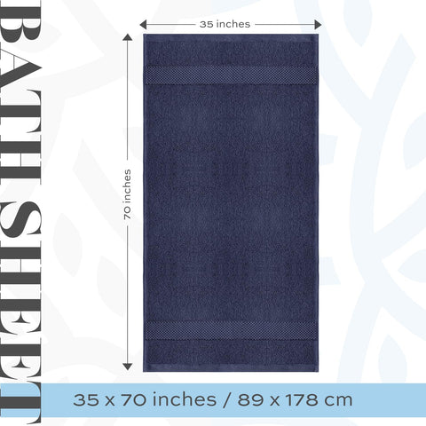 Reinforced double-needle stitched edges on White Classic bath towel.