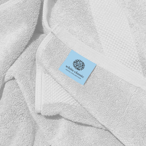 White Classic durable double-stitched edges underscore long-lasting performance.