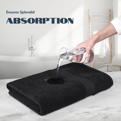 White Classic fast-drying, lint-free towel ideal for busy mornings