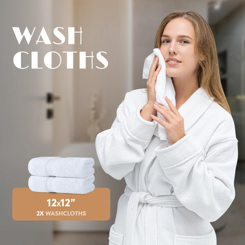 White Classic fast-drying towels dry quickly between uses