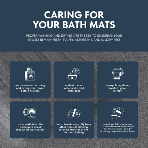 White Classic giftable bath mat set, ideal housewarming present