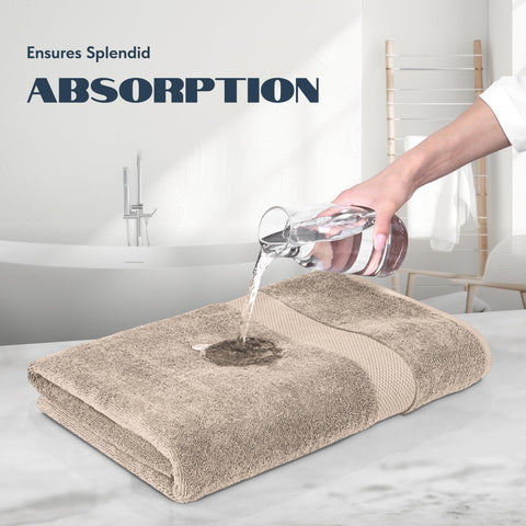 White Classic hotel collection towel provides spa-like luxury in daily routines