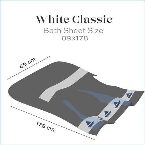White Classic hotel-collection towels add spa-like luxury to your bathroom routine.