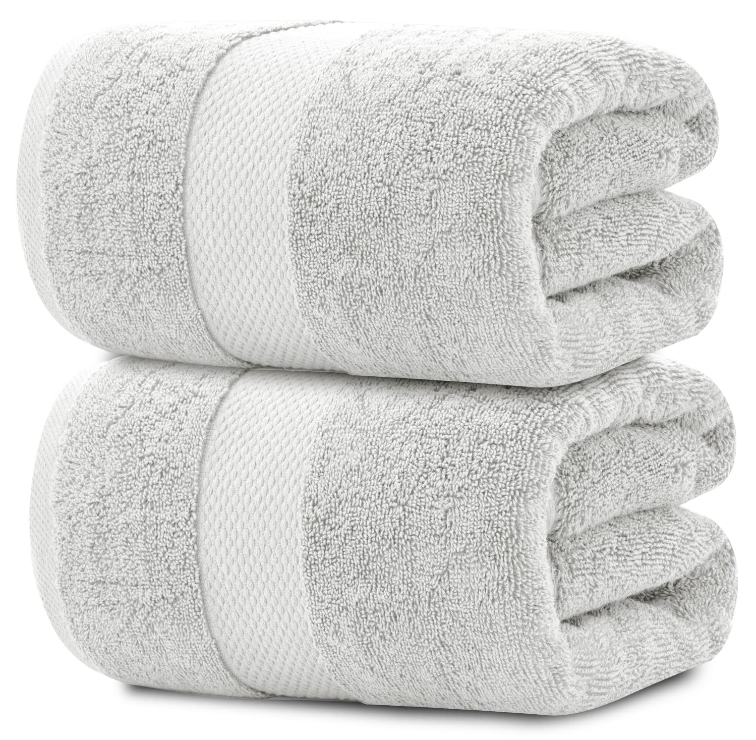White Classic luxury soft bath sheet closeup showing plush fibers for everyday spa-like comfort.