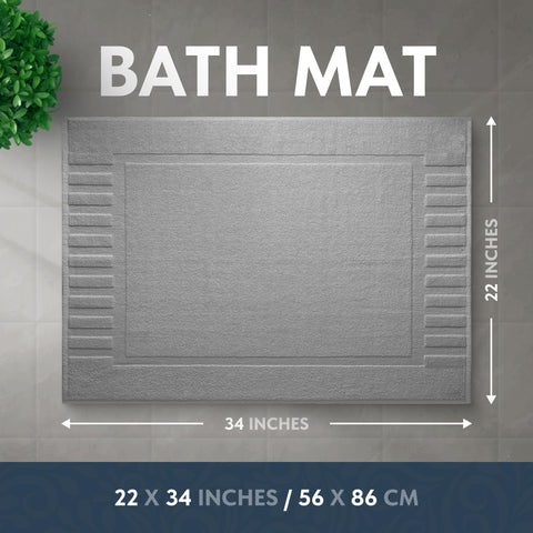 Light grey White Classic towel set to elevate bathroom decor and softness
