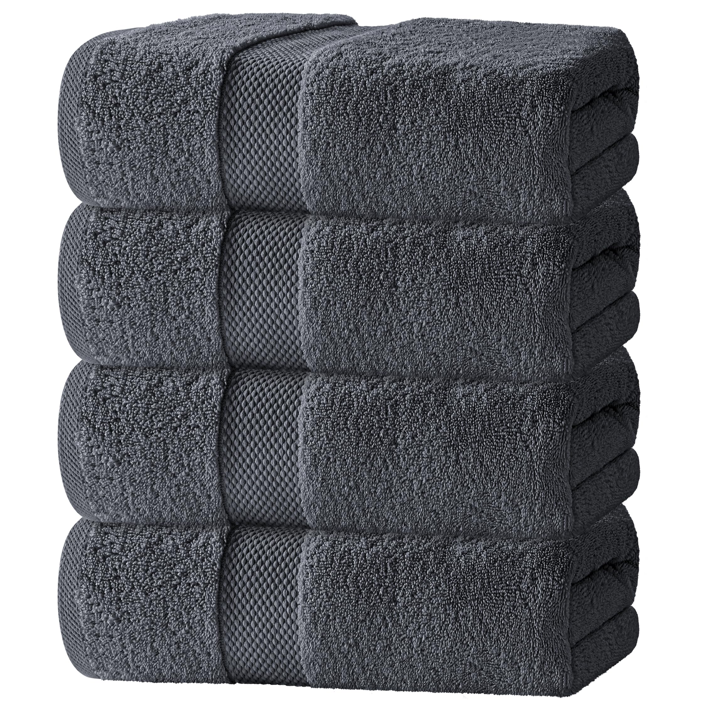 White Classic luxury white bath towel 27x54 offering spa-like softness for daily bathing.