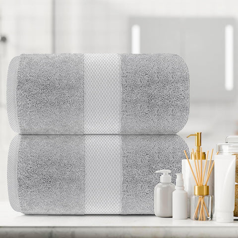 White Classic luxury bath sheets with plush pile ideal for guests and everyday luxury.