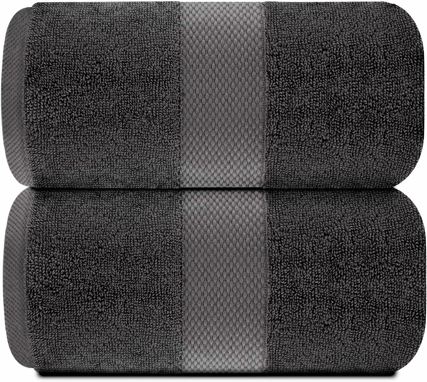 White Classic plush towel 650gsm showing soft, absorbent feel.