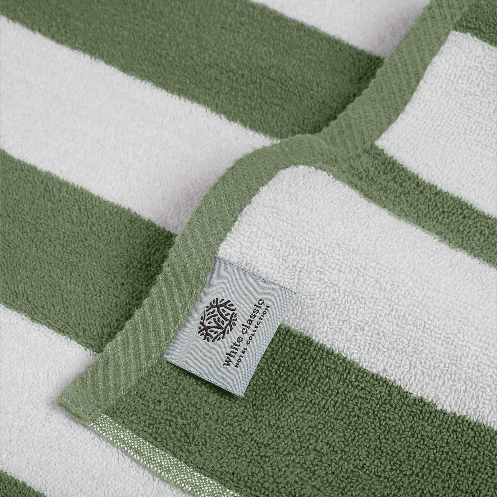 White Classic premium cotton towel 500gsm soft and plush