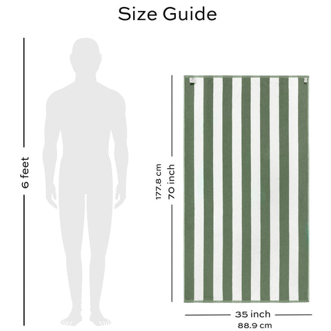 White Classic quick-dry towel, super absorbent for easy drying