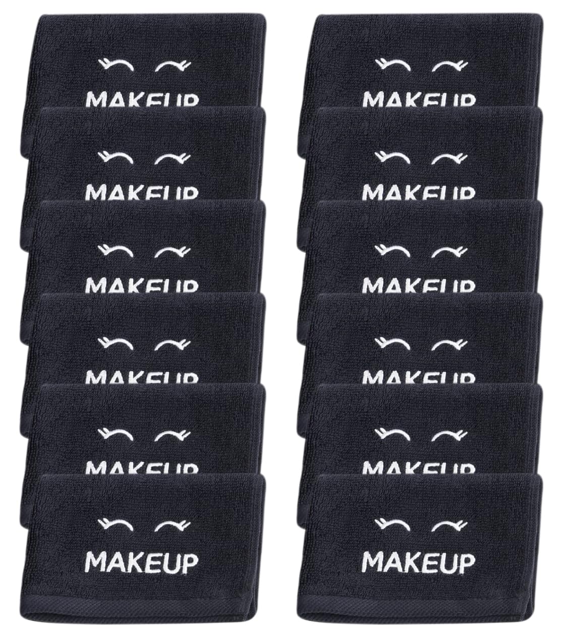 White Classic soft cotton washcloths dry quickly for daily facial cleansing
