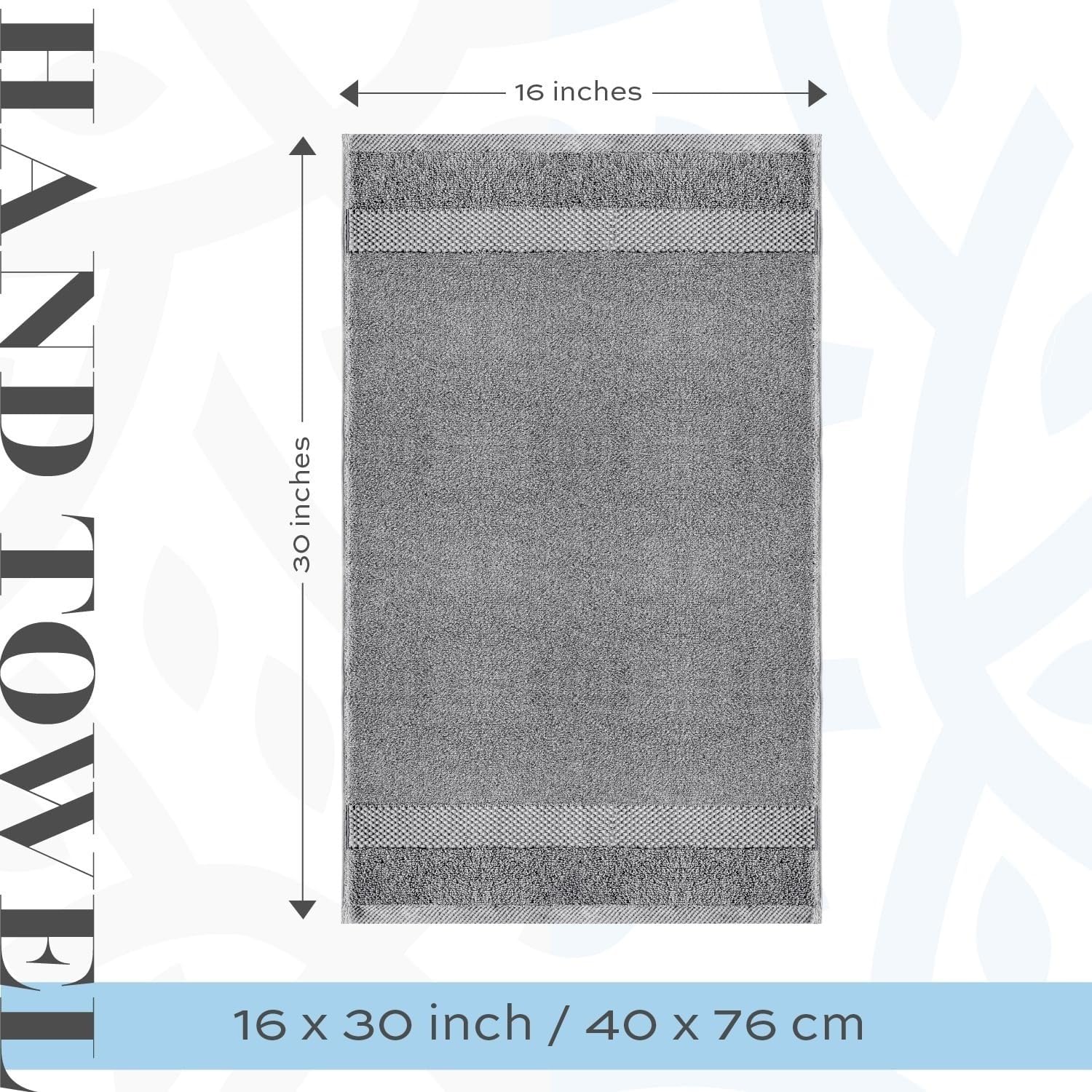 White Classic quick-dry towels designed to speed up drying after use.