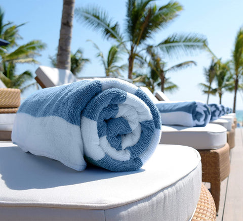 White Classic soft cotton towel with plush 500gsm texture