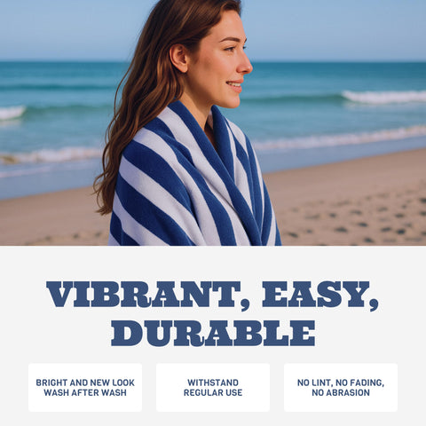 White Classic two-pack travel towel, packable and easy to care for.