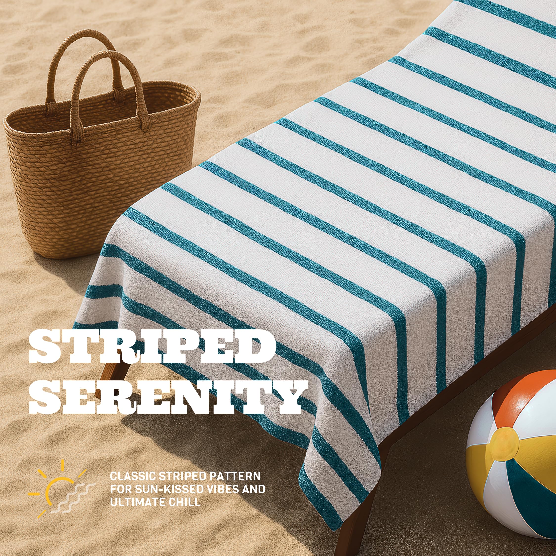 White Classic travel ready towel stored in a bag for portable comfort.