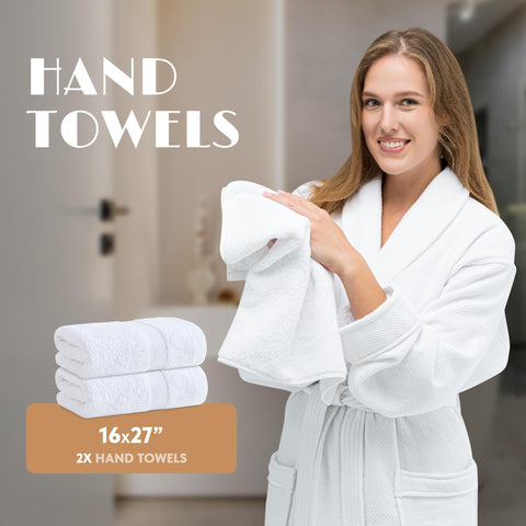 White Classic Turkish cotton towels deliver exceptional absorbency and durability