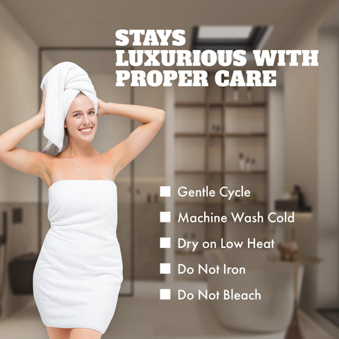 Hotel-spa style setup with Wealuxe towels for a luxe home experience.