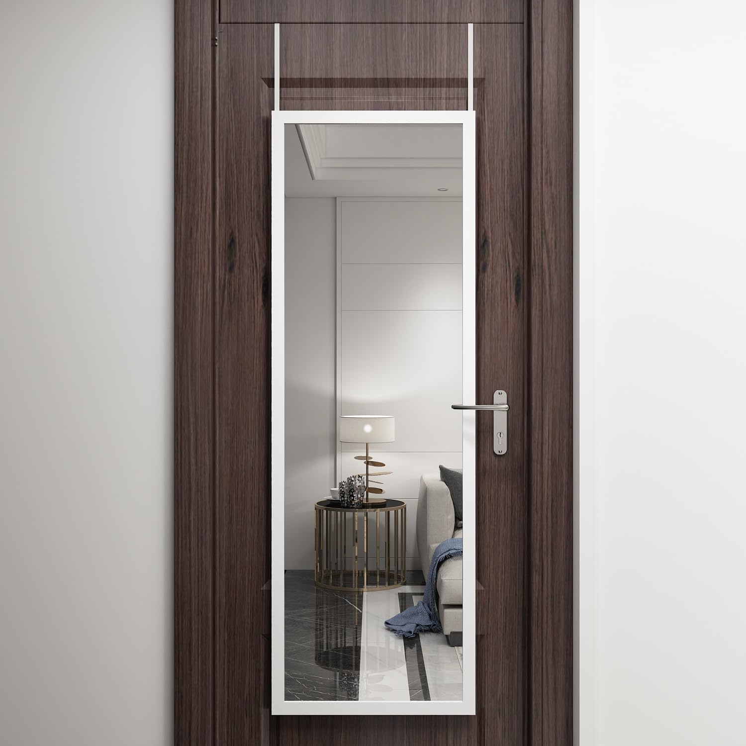 Whitebeach full-length door mirror for full-body outfit checks.