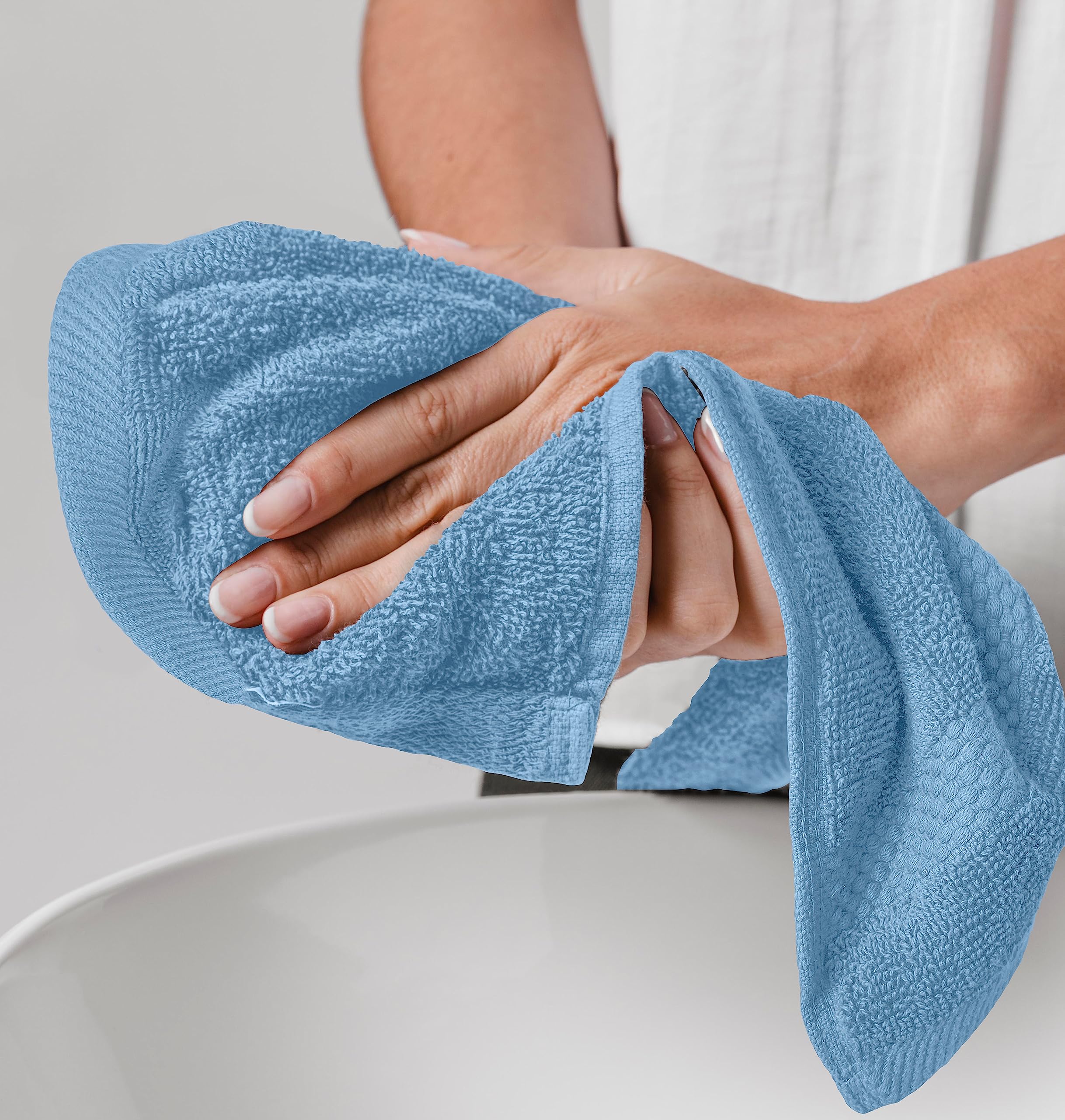 White Classic 12-piece pack ideal for shared bathrooms or spa upgrades.