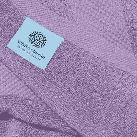White Classic towel absorbent close-up highlights quick-dry weave.