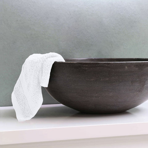 White Classic dorm-pack washcloths for student living and guests