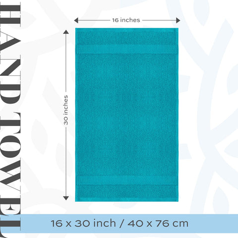 White Classic towel showing reinforced double-needle stitching for durability.